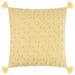 Dakota Fields Germania Dots Wool Blend Reversible Throw Pillow Down/Feather in Yellow | 22 H x 22 W in | Wayfair 173EE526CB5C42888321942A024D453B