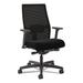 HON Ignition 2.0 4-Way Stretch Mid-Back Mesh Task Chair, Adjustable Lumbar Support in Black | 45 H x 28 W x 28.5 D in | Wayfair