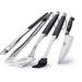 Napoleon Grilling Tool Set Steel in Gray | 20.2 H x 13.5 W x 3 D in | Wayfair 70065