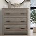 Gracie Oaks Kenyiah 3 - Drawer Dresser Wood in Brown | 31.5 H x 31.5 W x 15.75 D in | Wayfair 393E32AC38F6454B9FD45A78AFCDB0AD