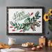 The Holiday Aisle® Cut Wreath Christmas Collection A Canvas, Solid Wood in Green/Red/White | 18 H x 26 W x 1.5 D in | Wayfair