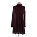 Old Navy Casual Dress - Sweater Dress: Burgundy Dresses - Women's Size Medium