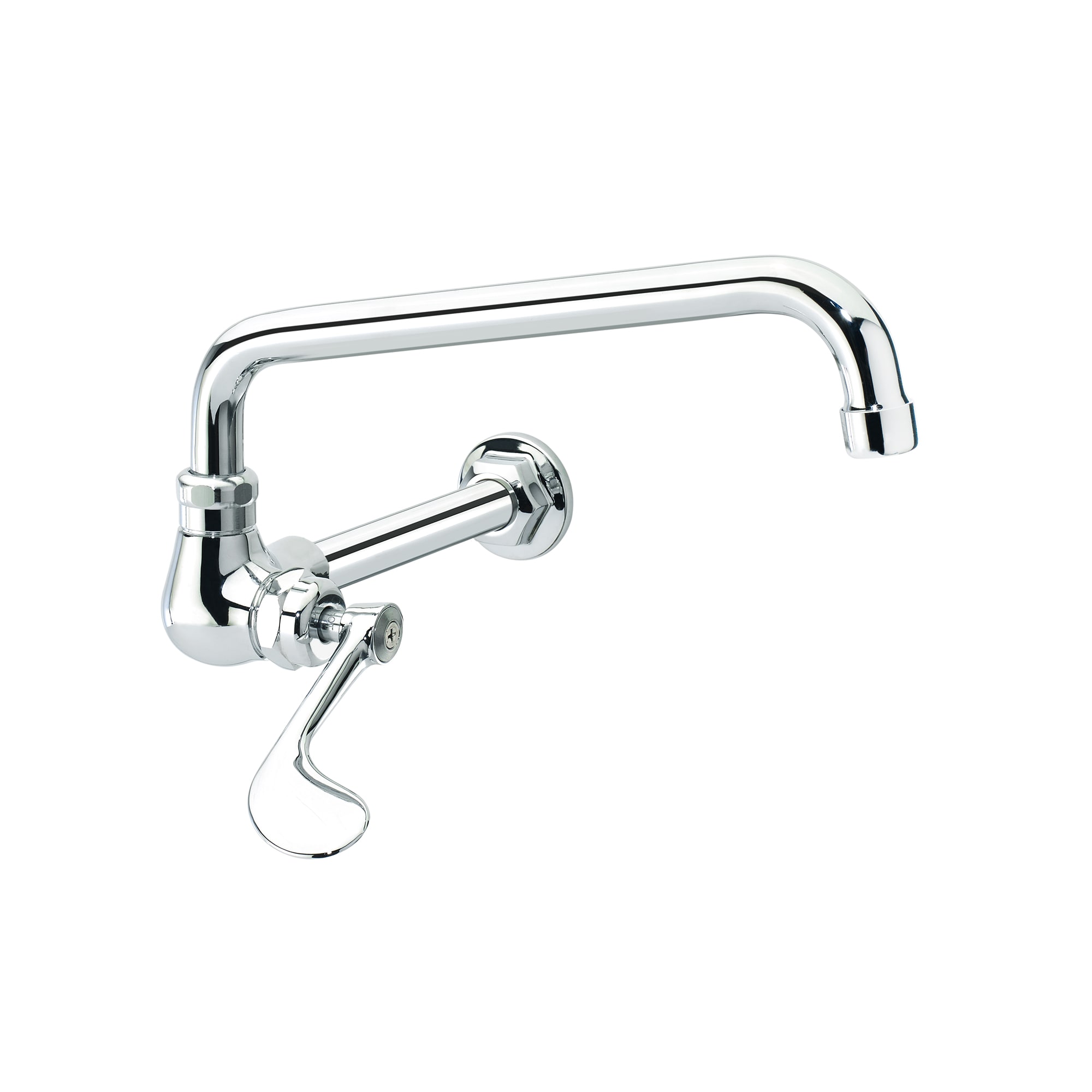 Krowne 16-240L Splash Mount Wok Faucet w/ 10" Swing Nozzle, Chrome