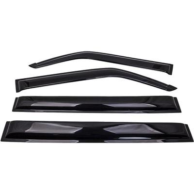 4x Windabweiser for Mitsubishi Pajero 2000-2020 Regenabweiser Windows Visors Fenstervisiere