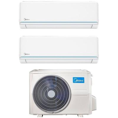 midea dual split inverter-klimagerät serie evolution 9+12 mit m2og-14hfn8-q r-32 wi-fi optional