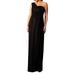 Maternity Galaxy One-shoulder Column Gown