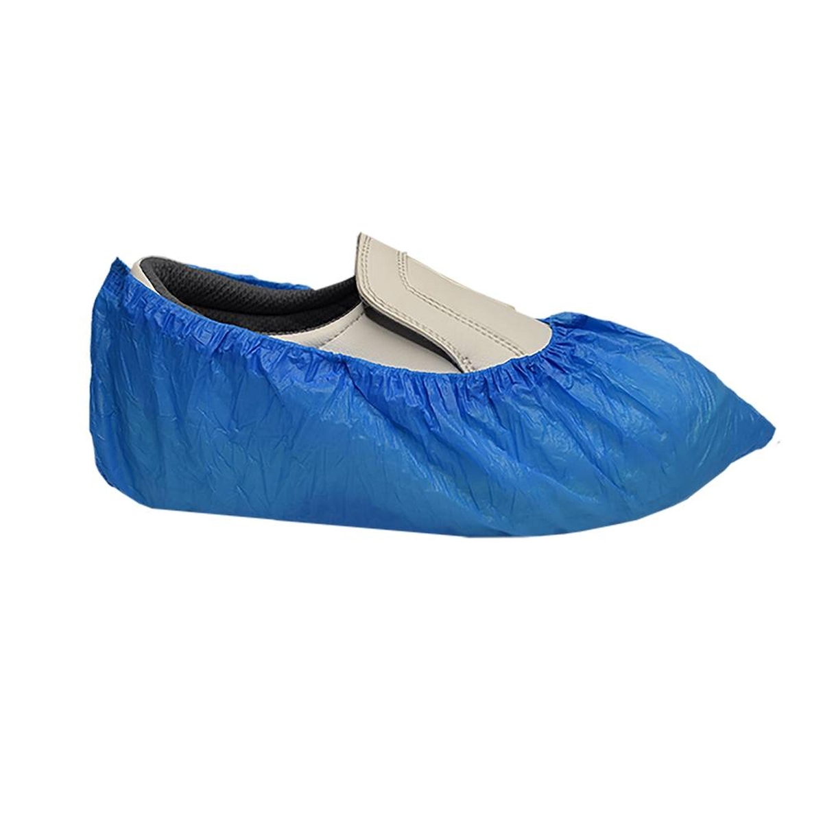 MCD Medical Care Dental GmbH 2000 Nitras CPE-Überschuhe | blau | Gummizug | gehämmert Image