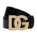 Patent Leather Belt With Dg Logo
