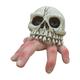 Halloween Props Creative Simulation Finger Skull Head Personalized Micro Landscape Resin Decorations Courtyard Decorations