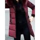 Women's Winter Coat Coat Valentine's Day Street Daily Wear Fall Winter Regular Coat Regular Fit Warm Breathable Stylish Casual Street Style Jacket Long Sleeve Plain with Pockets Fur Collar Black