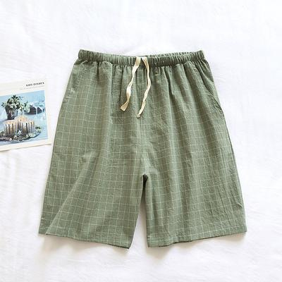 Men's Sleepwear Pajama Shorts Plaid Stylish Casual Comfort Home Daily Bed Cotton Blend Comfort Summer Spring Blue Brown