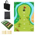 The Casual Golf Game Set,Complete Golfing Experience with Hitting Mat and Game Pad, Ideal for Leisurely Enjoyment and Perfecting Your Swing Technique