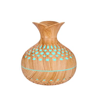 300ml Aromatic Wood Grain Humidifier - Add Soothing Fragrance to Your Home!