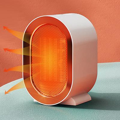 Portable Electric Heater With Thermostat 1200W Safe and Quiet PTC Ceramic Heater Heats Up To 20 Square Meter Indoor Winter Warm Air Blower Mini Radiator Heater Fan For Home Bedroom Bathroom Office Ro