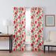 Blackout Curtain Blue Pattern Flowers Curtain Drapes For Living Room Bedroom Kitchen Window Treatments Thermal Insulated Room Darkening