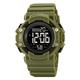 SKMEI Men Digital Watch Outdoor Sports Fashion Wristwatch Luminous Stopwatch Alarm Clock LED Back Light TPU Watch