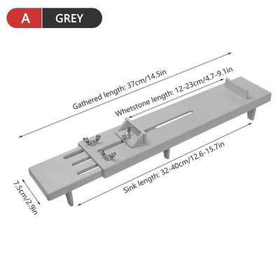 Adjustable Over Sink Sharpening Stone Base Holder Retractable Non-slip Whetstone Grinding For Knife Sink Bridge Fits Kitchen