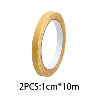 2PCS Cloth-based Double-Sided Tape: High-Adhesive, Ideal for Wedding Red Carpet, Non-Slip Rug Gripper, Floor Mat Fixation with Strong Glue