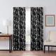 Blackout Curtain Black Turtle Leaves Curtain Drapes For Living Room Bedroom Kitchen Window Treatments Thermal Insulated Room Darkening