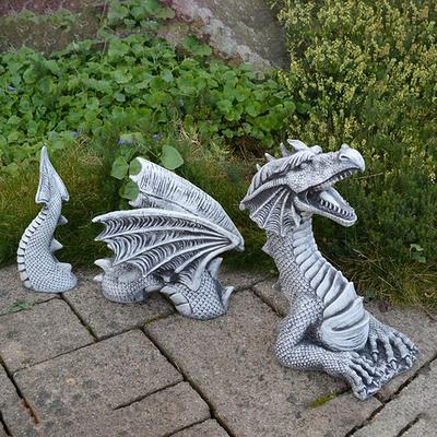 Dragon Garden Decoration Resin Dragon Statue Decorations Resin Dragon Jardin Garten Decor Easter Garden Decor Home Accessorie