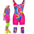 Movie Rollerblade Outfits Doll Y2K Jumpsuit Dress Men's Women's Cosplay Costume Halloween Carnival Masquerade