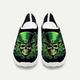 Men's Sneakers Print Shoes Plus Size Flyknit Shoes Walking Sporty Casual Outdoor Daily Saint Patrick Day Mesh Breathable Comfortable Yellow Dark Green Green