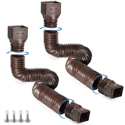 Rain Gutter Drain Extension, Flexible Drain Extension Connector, Rainwater Drainage Pipe Connector