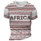 Graphic Stripes South Africa Daily Designer Retro Vintage Men's 3D Print T shirt Tee Sports Outdoor Holiday Going out T shirt Red Blue Dark Green Short Sleeve Crew Neck Shirt Spring Summer Clothing