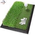 Golf Hitting Mat - Durable Golf Swing Training Aid and Practice Equipment for Perfecting Your Golf Game, Suitable for Indoor and Outdoor Use