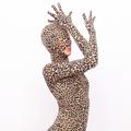 Zentai Suits Leopard Print Catsuit Skin Suit Animal Adults' Lycra Spandex Cosplay Costumes Women's Halloween Masquerade / Leotard / Onesie High Elasticity