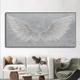 Large Textured painting Wall Art Wing Art Painting Wing Canvas Painting contemporary Angel Wing Hand painted canvas Wing Canvas art Rolled Canvas No Frame