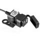 Universal Dual USB Port 12V Waterproof Motorbike Motorcycle Handlebar Charger 5V 1A/2.1A Adapter Power Adapter for Mobile Phone