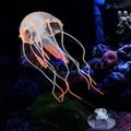 4pcs Artificial Swim Glowing Effect Jellyfish Aquarium Decoration Fish Tank Underwater Live Plant Luminous Ornament Aquatic Landscape