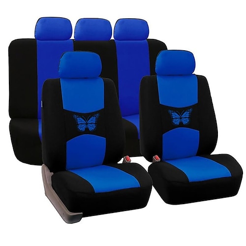Fodera per sedile auto per Sedili anteriori Set completo Resistenti Facile da applicare Facile da pulire per Auto