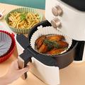 2 pezzi riutilizzabili friggitrice ad aria pentola in silicone teglia da forno per pizza airfryer cestino in silicone pollo fritto griglia padella tappetino per cucina