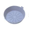 2 pezzi riutilizzabili friggitrice ad aria pentola in silicone teglia da forno per pizza airfryer cestino in silicone pollo fritto griglia padella tappetino per cucina