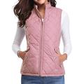 gilet da trekking da donna senza maniche, esterno, termico, caldo, ad asciugatura rapida, tasca con cerniera, morbido, invernale, tasca con cerniera, sportivo, grigio scuro, nero, bianco, caccia,