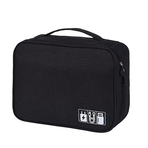 organizer per elettronica, borsa organizer per cavi universale da viaggio, custodie impermeabili per accessori elettronici, organizer per cavi, caricabatterie, telefono, usb, scheda SD, dischi