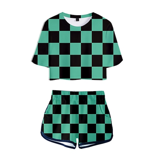 Abiti Anime Cartone animato Anime Carino Cosplay Girocollo Harajuku Grafico Kawaii per Per donna Adulti Stampa 3D per Ritorno a scuola