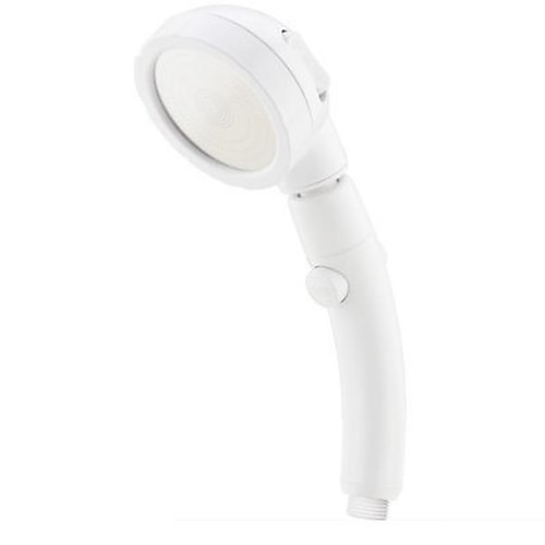 soffione doccia di alta qualità 1pc ad alta pressione 3 modalità con pulsante di arresto soffione regolabile a risparmio idrico per il bagno dell'hotel di casa
