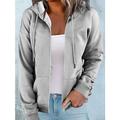 Giacca felpa con cappuccio da donna a maniche lunghe con zip e tasca leggera casual over size sportiva con cordoncino e tasca frontale abbigliamento sportivo attivo top neon e brillante tessuto