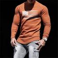 Giorno dei Veterani Maglietta per uomo Patriota Patriottico Veterano Grafica Bandiera Nazionale T-shirt Waffle T-shirt a maniche lunghe 3D Stampa Collo a giro Maglietta Designer Retro Vintage Casual