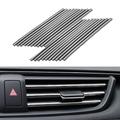 auto condizionatore d'aria trim strip for vent presa di 20 pezzi accessori auto bling interni per le donne degli uomini camion decor air vent outlet decorazione striscia universale impermeabile