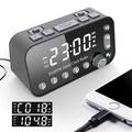 sveglia digitale backup radio dab/fm impostazioni doppia sveglia display jumbo orologio da tavolo elettronico con funzione snooze