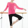 Top da balletto traspirante Split Joint Women's Training Performance manica lunga modal