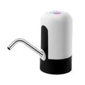 Pompa per bottiglia d'acqua da 1 pezzo, pompa elettrica per bottiglia d'acqua, pompa per acqua potabile automatica ricaricabile tramite USB per bottiglie universali da 3-5 galloni, distributore di acqua da campeggio portatile