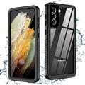 Custodia per telefono per Samsung Galaxy S24 S25 Ultra Custodia a tutto corpo Custodia trasparente con protezione per schermo Trasparente impermeabile TPU PC