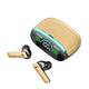 m46 tws auricolare bluetooth 5.3 con microfono cuffie wireless auricolari stereo hifi cuffie con riduzione del rumore con squisita custodia di ricarica con venature del legno