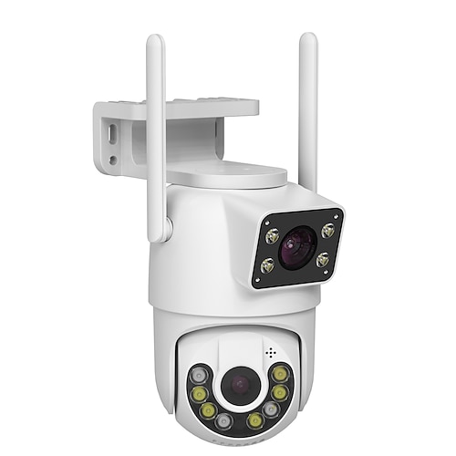 didseth 4mp wifi ptz telecamera esterna dual-lens rilevamento umano visione notturna protezione di sicurezza cctv vedio telecamera di sorveglianza ip