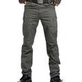 Per uomo Pantaloni Cargo Pantaloni da escursionismo Pantaloni Tattici Militare Esterno Ripstop Antivento Asciugatura Rapida Multi tasche Pantaloni Nero Verde Cotone S M L XL XXL